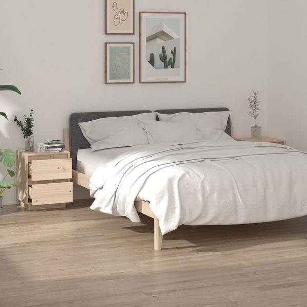 vidaXL Nočné stolíky 2 ks 40x35x50 cm masívne borovicové drevo