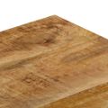 vidaXL Konferenčný stolík 100x50x35 cm, mangový masív a oceľ
