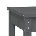 vidaXL Záhradná lavica sivá 80x44x45 cm masívna borovica