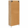 vidaXL Highboard Remeselný dub 69,5 x 34 x 180 cm Kompozitné drevo