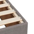 vidaXL Posteľ boxspring s matracom Sivohnedá 90 x 190 cm Látka