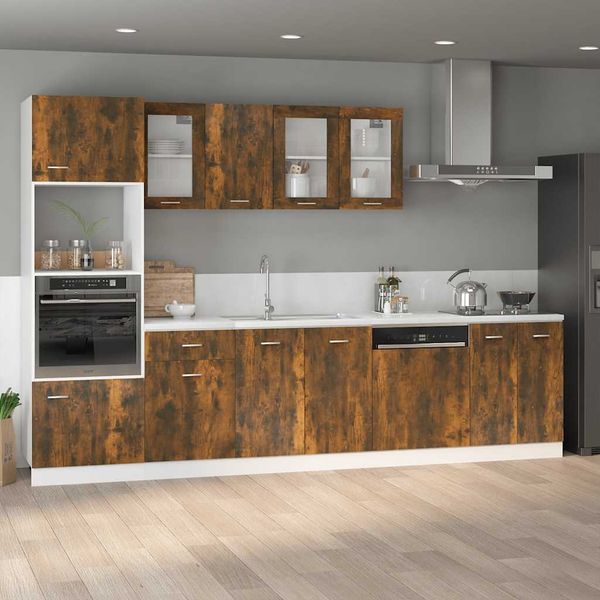 vidaXL Spodná skrinka “Lyon” dymový dub 60x46x81,5 cm spracované drevo