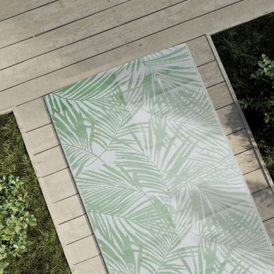 vidaXL Vonkajší koberec ARAKIL zelený 80x250 cm PP