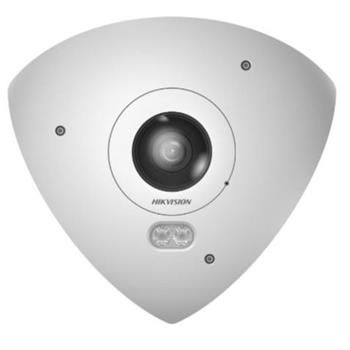 Hikvision 6MPix IP Fisheye kamera; IR 15m, Audio, Alarm, mikrofón, IP67+IK10