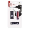 Svetlomil na koleso EMOS P3923 LED predný + zadný nabíjač, 90 lm