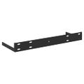 vidaXL Plávajúce nástenné police 2 ks dubové a biele 50x23,5x3,8 cm MDF