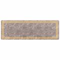 vidaXL Behúň MARSA Sivá 100 x 300 cm Polyester a PVC