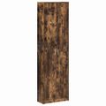 vidaXL Šatná skriňa Dymová dub 55 x 25 x 189 cm Kompozitné drevo