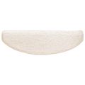 vidaXL Samolepiace schodové rohože 15 ks 80 x 24,5 x 3,5 cm Biela