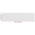 vidaXL Balkónová markíza biela 75x300 cm HDPE