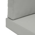 vidaXL Vankúš na vonkajšiu pohovku Polyester Sivá 60 x 60 cm