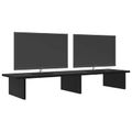 vidaXL Stojan na monitor Čierny dub 100 x 27 x 15 cm Kompozitné drevo