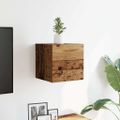 vidaXL Nástenná TV skrinka staré drevo 30,5x30x30 cm