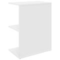 vidaXL Nočné stolíky 2 ks biele 46,5x29x61 cm kompozitné drevo