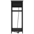 vidaXL Nočný stolík Čierny dub 41 x 28 x 76 cm Kompozitné drevo