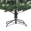 vidaXL Umelý vianočný stromček Zelená 150 cm PVC, plast a oceľ