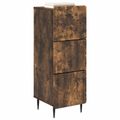 vidaXL Zásuvkový kabinet 33 x 34,5 x 92 cm Kompozitné drevo Dymový dub