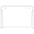vidaXL Futbalová bránka so sieťou biela 214x75x152 cm oceľ a polyester