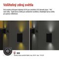 LED záhradné stienne svetlo EMOS ZGF020P , 8,8 x 6,7 x 15,3 cm, 2 x GU10, 35 W