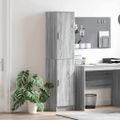 vidaXL Highboard Sivý Sonoma 35 x 39 x 168 cm