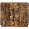 vidaXL Servírovacia skriňa Dymový dub 89 x 34,5 x 77 cm