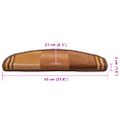 vidaXL Nášľapy na schody samolepiace 10 ks 65x21x4 cm hnedé