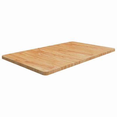 vidaXL Kúpeľňová doska bledohnedá 100x60x2,5 cm ošetrený masív