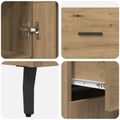 vidaXL Highboard 2 ks Remeselný dub 69,5 x 34 x 180 cm