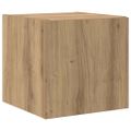 vidaXL TV nástenná skriňa 30,5 x 35 x 30 cm Remeselnícky dub