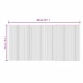 vidaXL Koberec obdĺžnikový hnedý 100x200 cm bambus