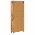 vidaXL Highboard 2 ks Staré drevo 69,5 x 34 x 180 cm Kompozitné drevo