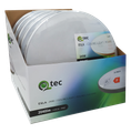 LED stropné svietidlo ESLA Q-246CP 24W 2040lm 4000K ø37cm/kruhové strieborné QTEC