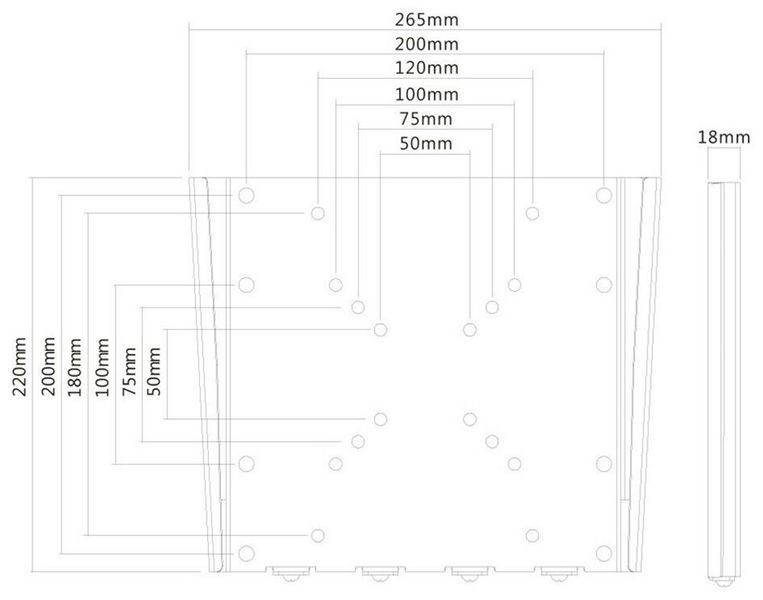 Neomounts FPMA-W110/Držák displeje/na stěnu/10-40"/fixní/VESA 200X200/nosn. 35kg/ultra tenký/stříbrný Držák, VESA, nástenný, pro LCD a TV, úhloprícka 10"-40", nosnost 35kg, fixní, stríbrný