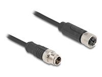 M12 Cable X-coded 8 pin male to female P