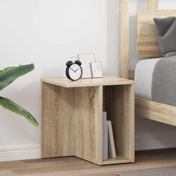 vidaXL Koncový stôl 2 pcs Sonoma dub 37 x 32 x 40 cm Kompozitné drevo