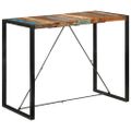 vidaXL Barový stôl 140x70x110 cm masívne recyklované drevo