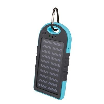 SETTY solárna modrá powerbanka 5000mAh 5V GSM036555