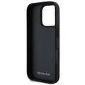 Puzdro Mercedes pre iPhone 16 Pro Max 6,9" MEHCP16X23RBCSK Hardcase MB Curved Stitches Kožené čierne