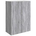 vidaXL Nástenná skrinka 66 x 34,5 x 90 cm Kompozitné drevo Sivý Sonoma