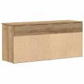 vidaXL Lavička na topánky Artisan Dub 102x30,5x45 cm Konštrukčné drevo