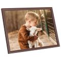 vidaXL Fotorámiky na stenu alebo stôl 3 ks hnedé 29,7x42 cm MDF