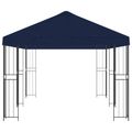 vidaXL Záhradný altánok 6 x 3 m Modrá Polyester a oceľ 190 gsm