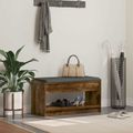 vidaXL Predsieňová lavica Údený Dub 83 x 38 x 45 cm