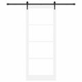 vidaXL Posuvné dvere ORKDAL 93 x 232 cm Biela