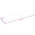 vidaXL Stolová doska tmavohnedá 200x60x(2-6)cm ošetrený masív hrany