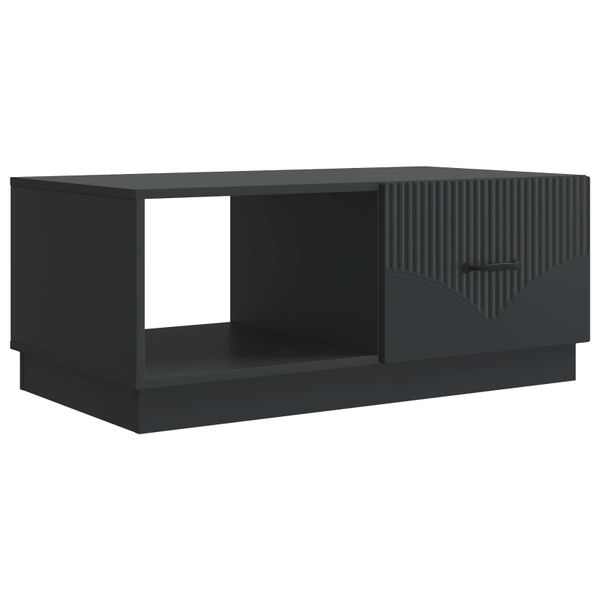 vidaXL Konferenčný stolík Čierna 90 x 50 x 37 cm Kompozitné drevo