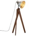 vidaXL Podlahová lampa 25 W starožitná strieborná 45x45x120 cm E27