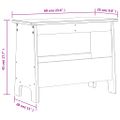 vidaXL Lavica do predsiene biela 60x28x45 cm masívna borovica