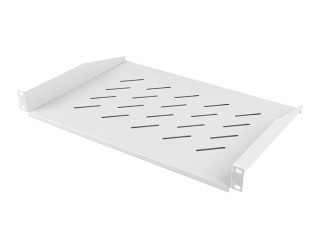 LANBERG 19'' PEVNÁ POLICA 1U/483X315MM MAX. NOSNOSŤ DO 25 KG ŠEDÁ