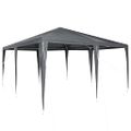 vidaXL Párty stan Antracit 400 x 400 x 266 cm Polyetylén a oceľ